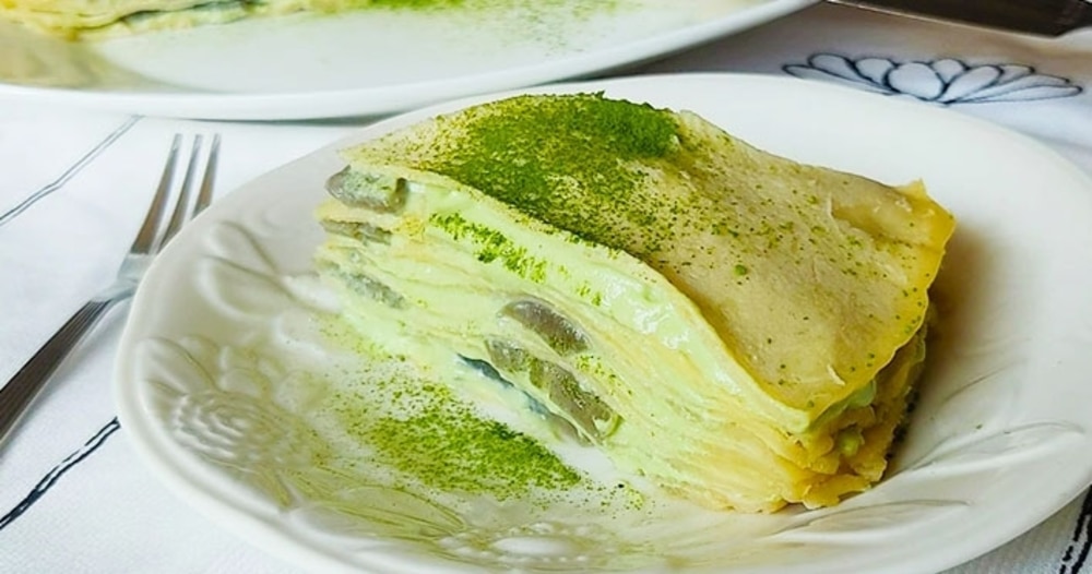 優秀レシピ(5)もちもち♪じゃがいもと茄子の抹茶ミルクレープ
